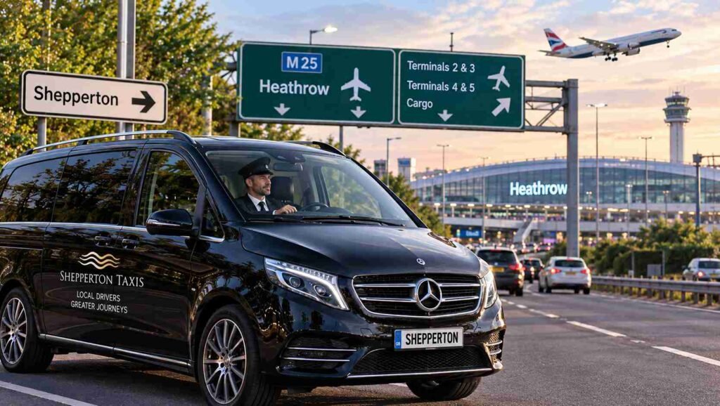 Local Driver Expertise and Route Intelligence in Reliable Heathrow Transfers from Shepperton