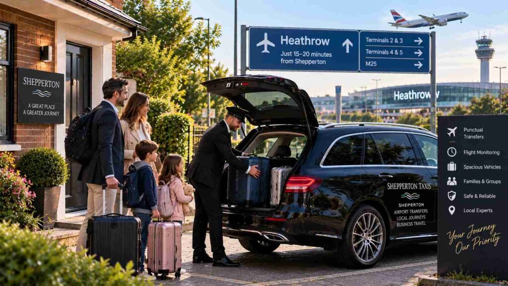 Strategic Heathrow Departures from Shepperton with Precision-Timed Airport Transfers